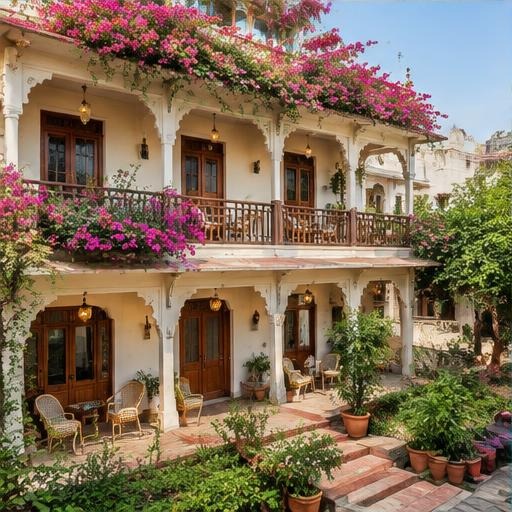 The Lotus Courtyard bedroom